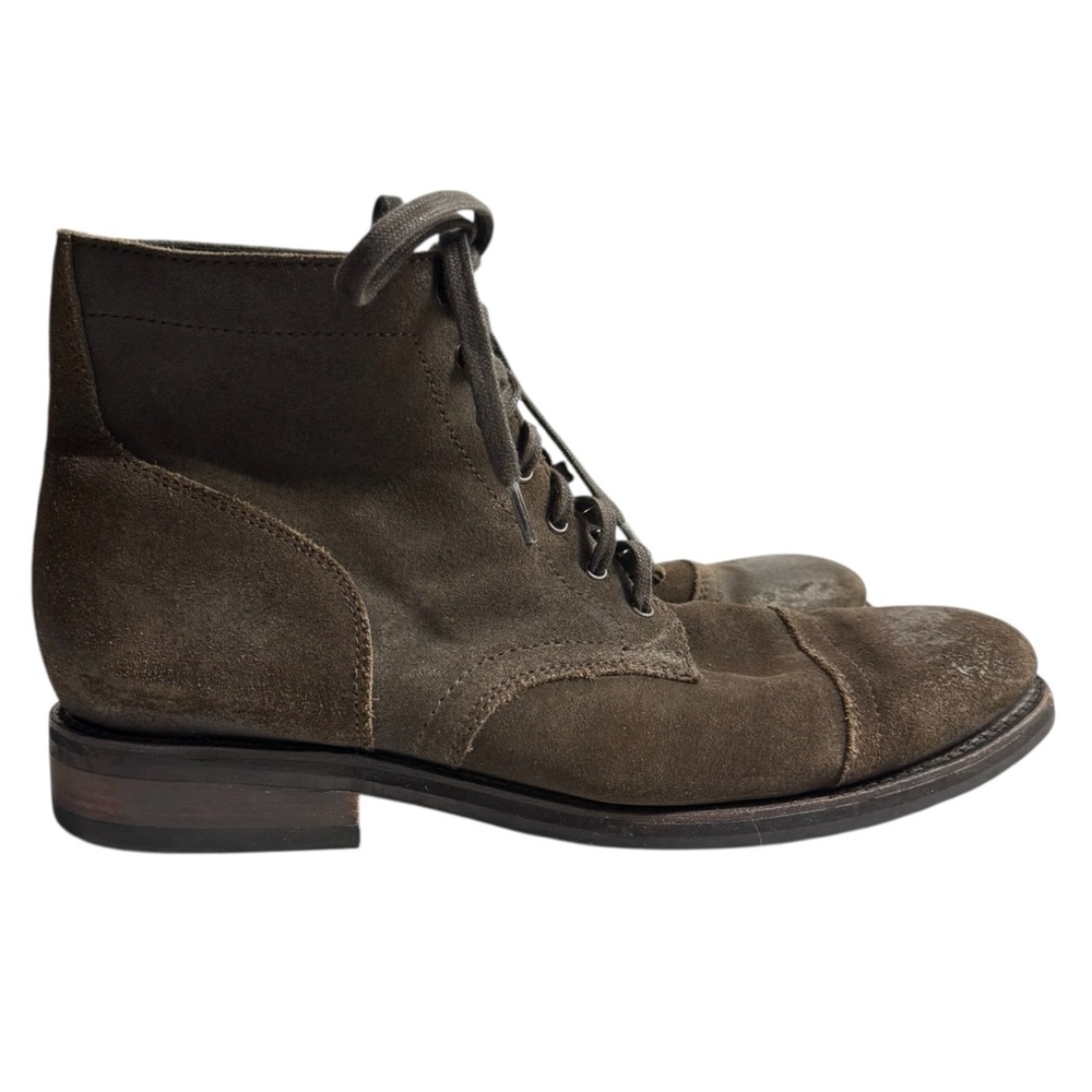 Thursday Boot Company Brown Ankle Boots Cap-Toe Design
